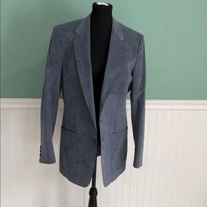Vintage Northridge Jacobson’s Dusty Blue Suede Blazer for Men - Size M